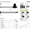 Brazos para Portones Eléctricos Accessmatic Falcon 350